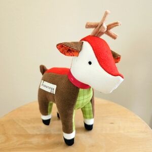 Plush Reindeer Patchwork Starbucks 2008